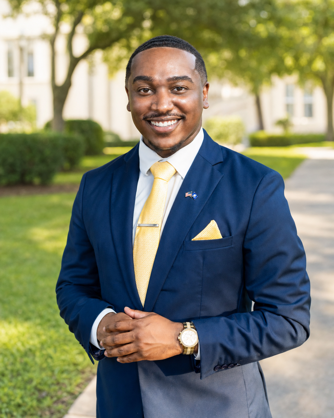 Byron Hansley Jr. campaign portrait